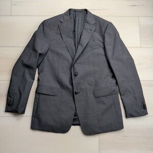 Z Zegna Solferino Drop 7 Blazer Sport Coat Mens 42R Suit Jacket Gray Wool